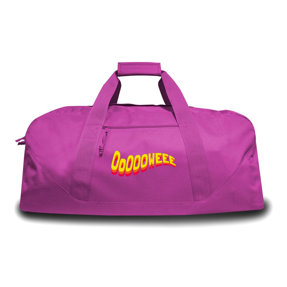 Oooweeee Large Gym Duffel Bag