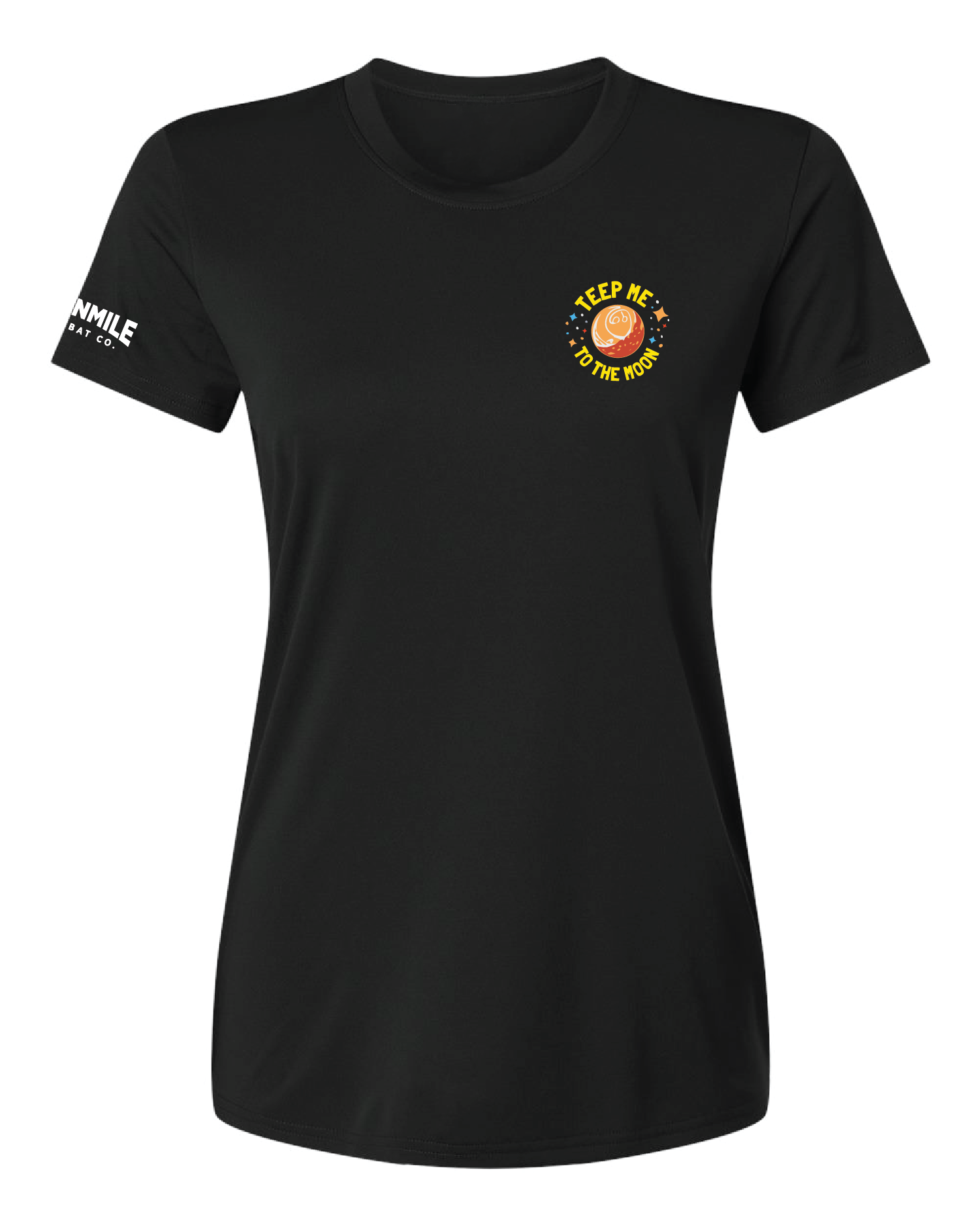 Metallic Teep Me To the Moon Tech Shirt