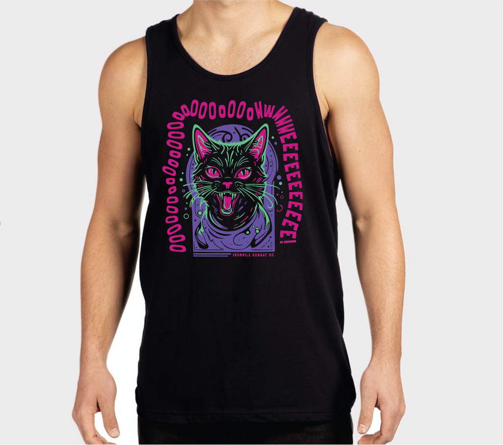 Men's Midnight Ooowwee Cat Tank Top