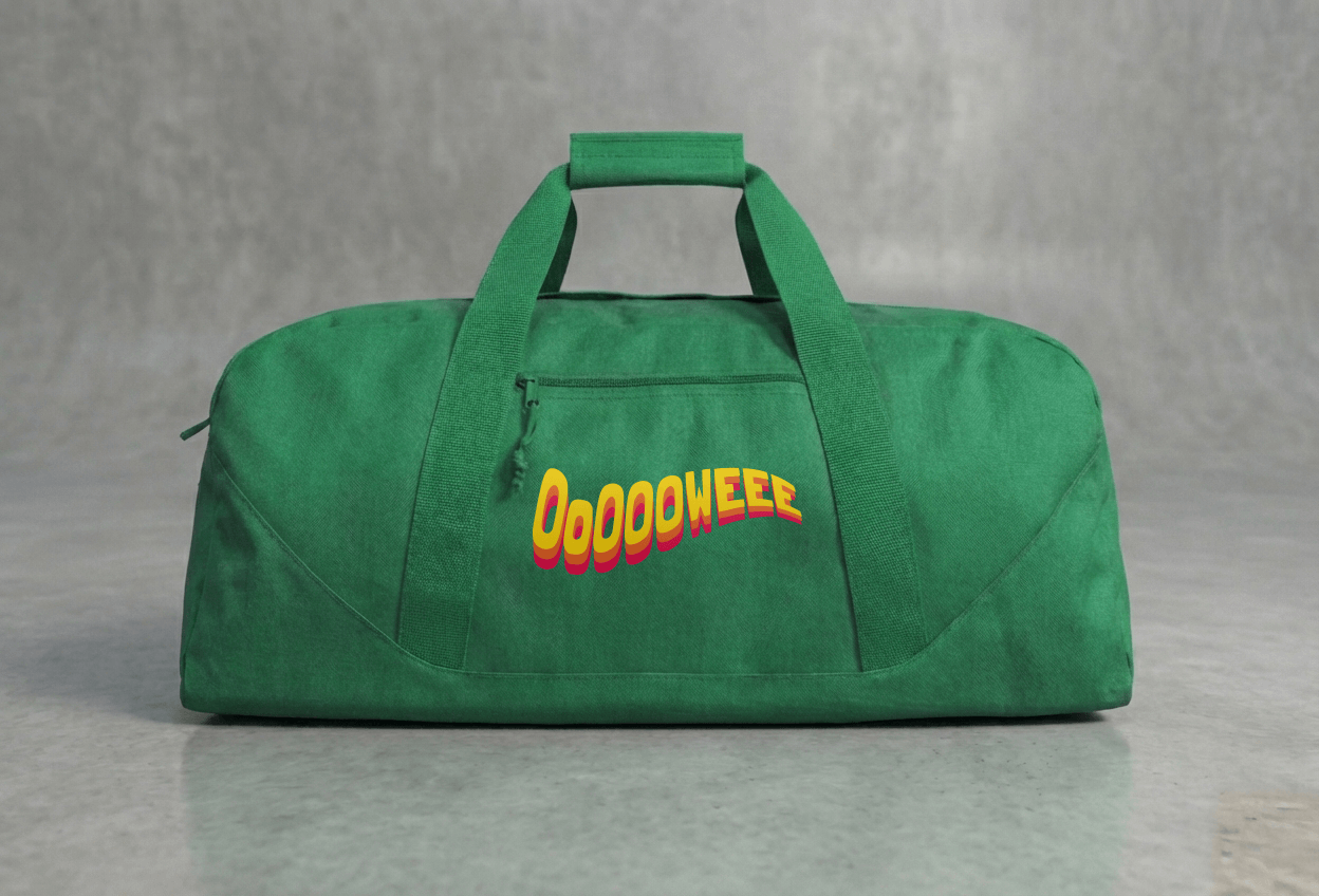 Oooweeee Large Gym Duffel Bag