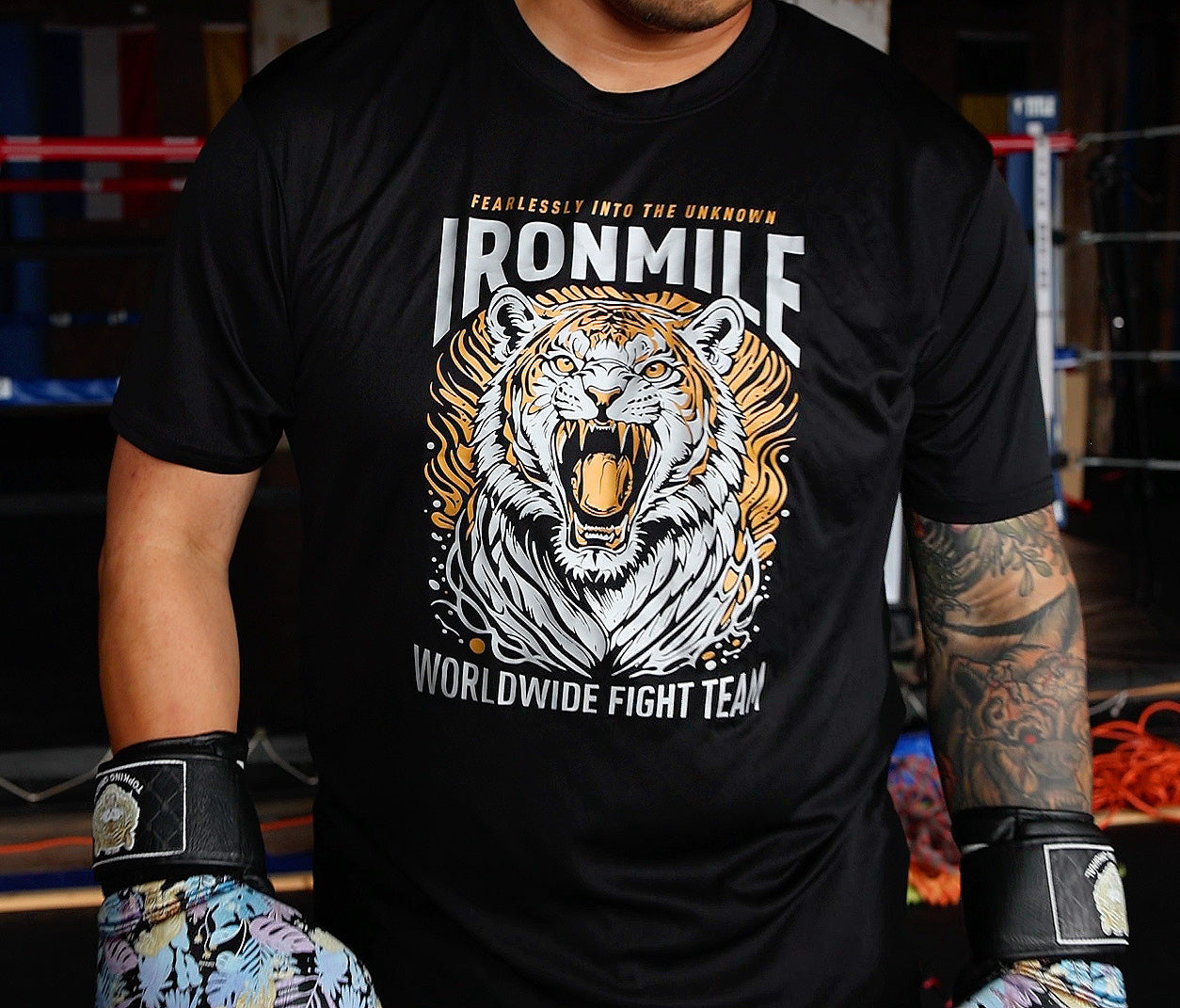 Metallic Fearless Fight Team Tech Shirt