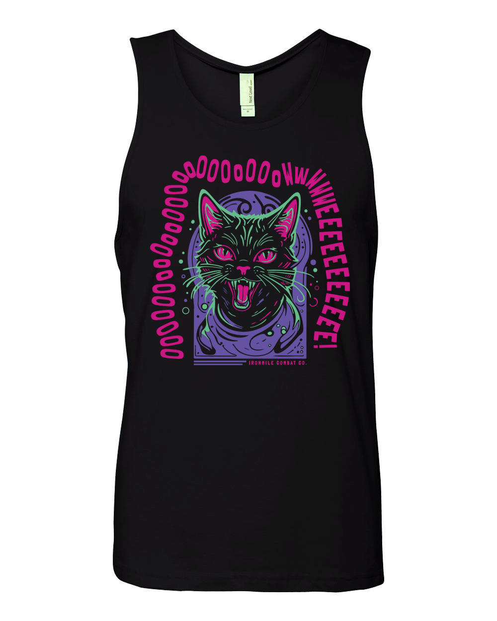 Men's Midnight Ooowwee Cat Tank Top