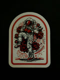 Astroboxer Astronaut Muay Thai Sticker