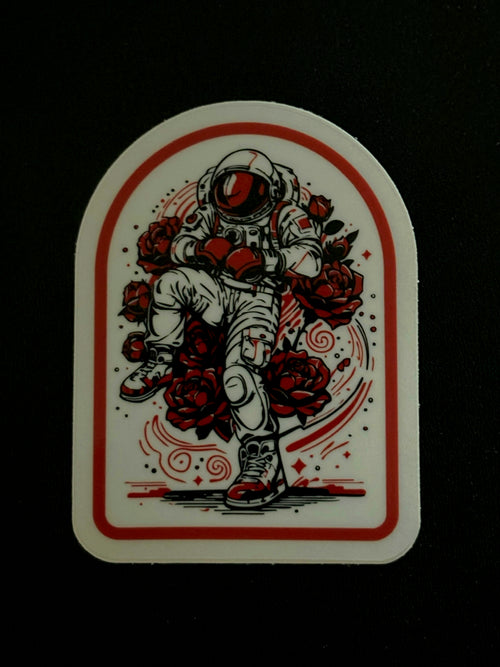 Astroboxer Sticker
