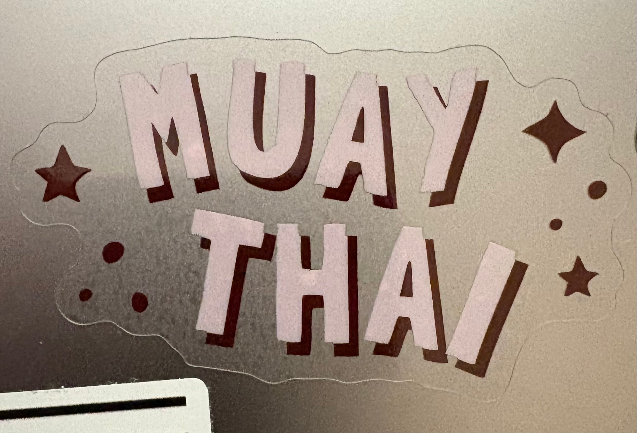 Muay Thai Sticker