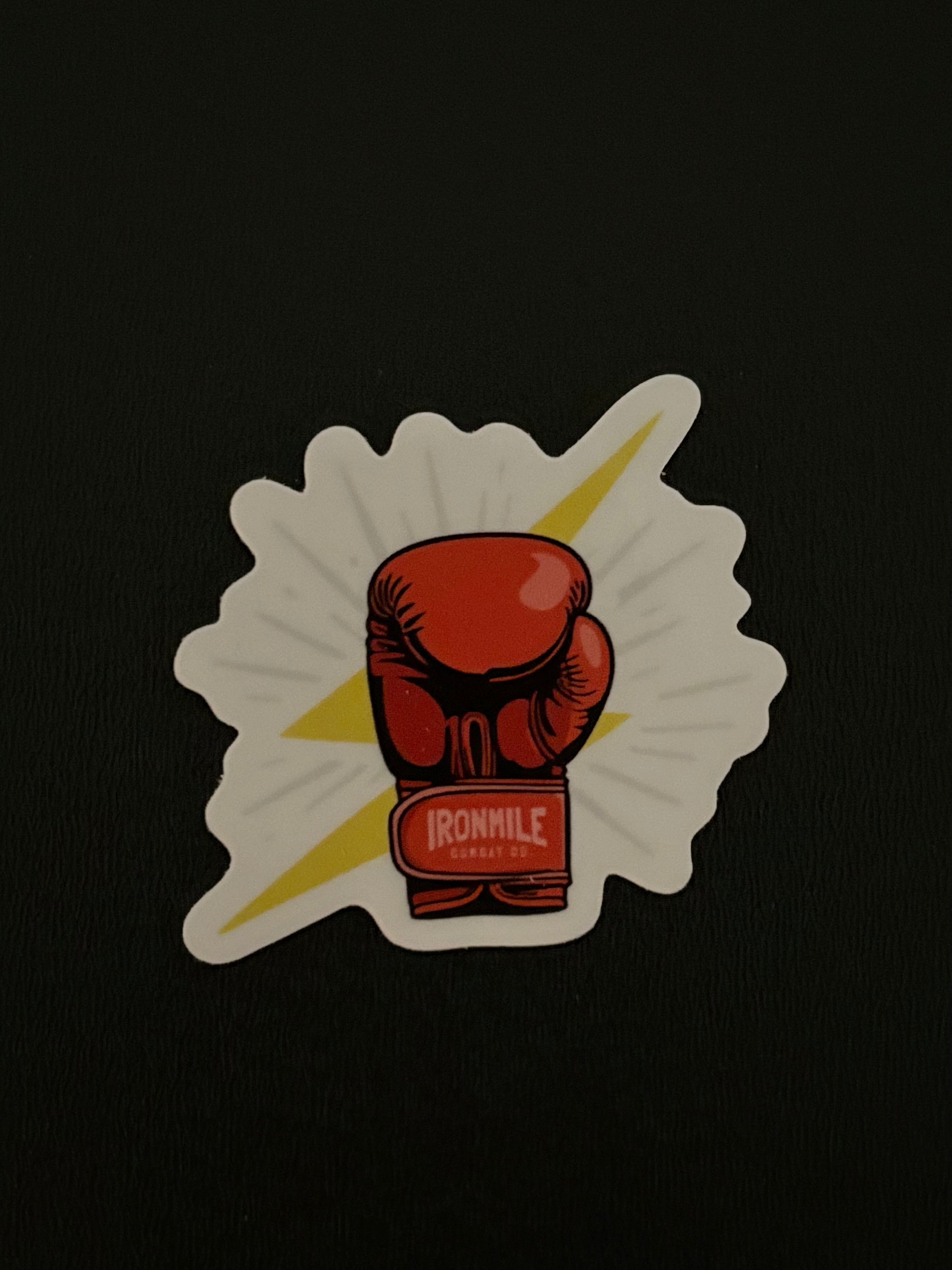 Lightning Boxing Glove Sticker
