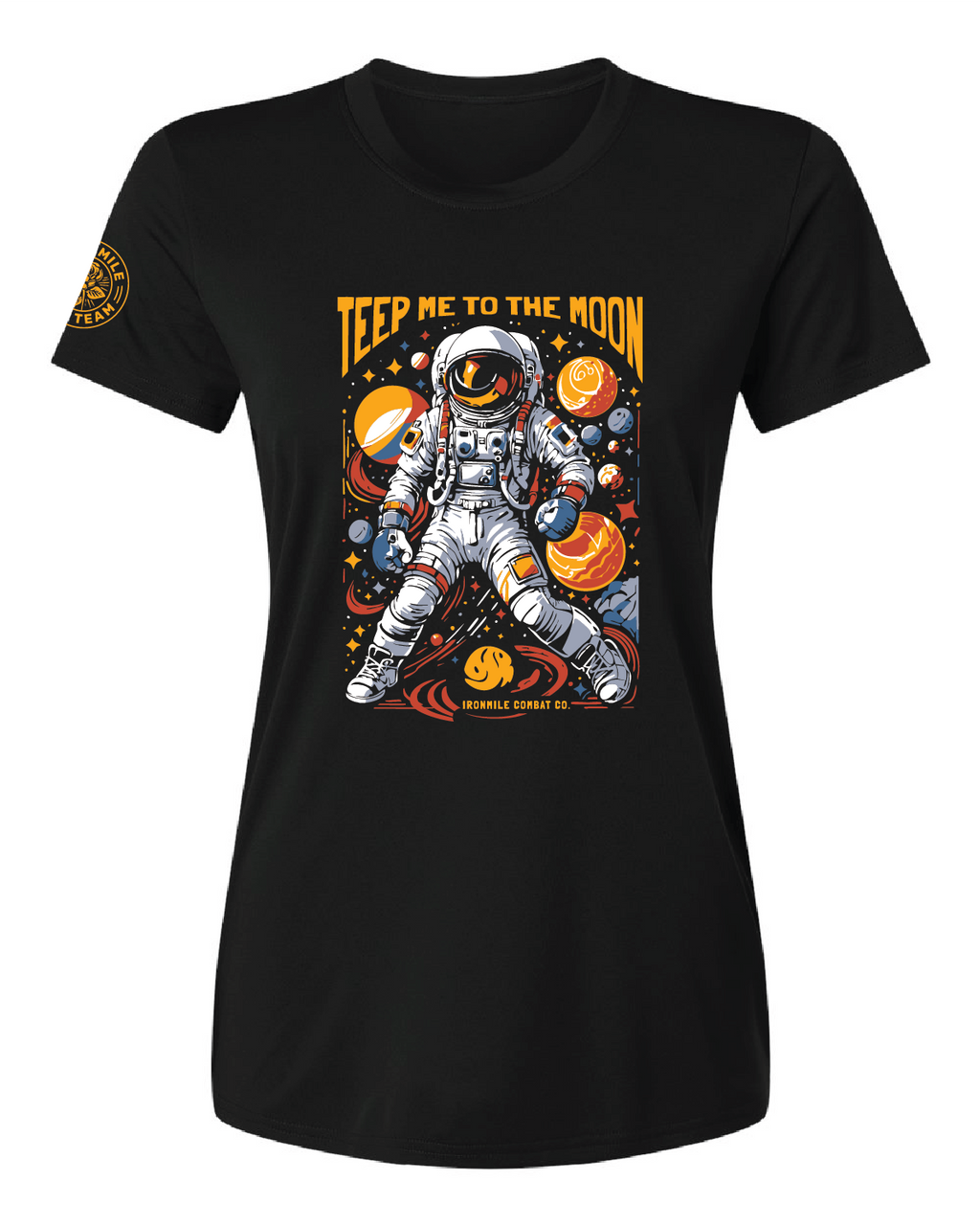 Metallic Teep Me To The Moon Tech Shirt